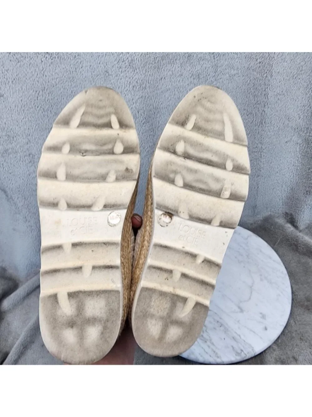 Louise et Cie Shoes Womens Size 8 Calum Cream Crochet Espadrille Flats *Read*